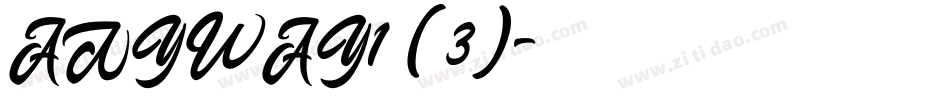 ANYWAY1 (3)字体转换
